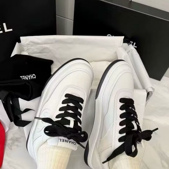 Black and white color scheme, Chanel panda shoes, casual shoes - Picture 6 of 6